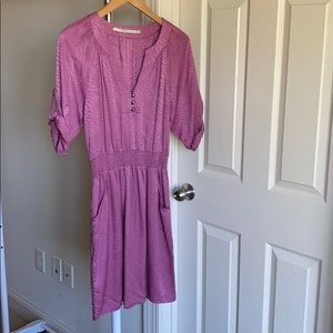 Twelfth Street Snake Skin Patterned Silk Dress